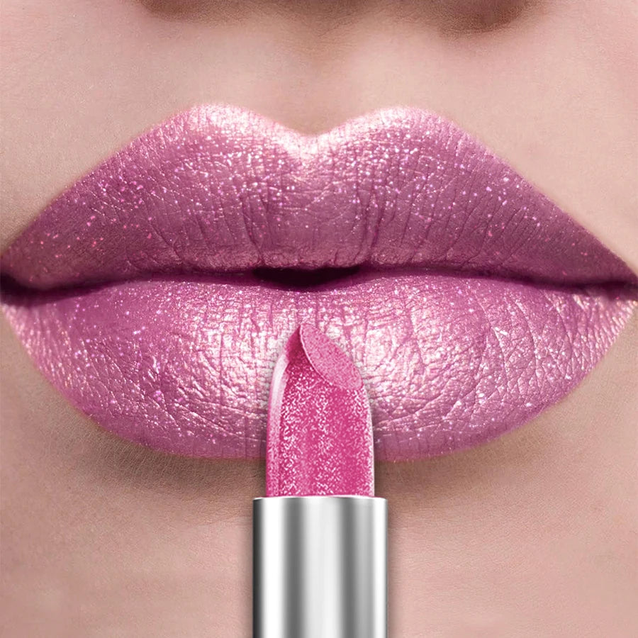 21 Colors Glitter Metallic Lipstick