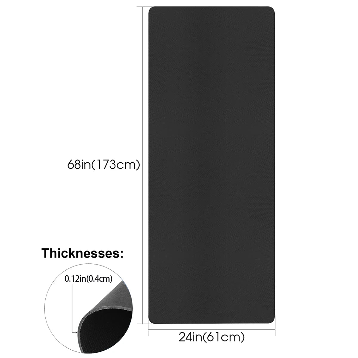 4MM Thick EVA Yoga Mat