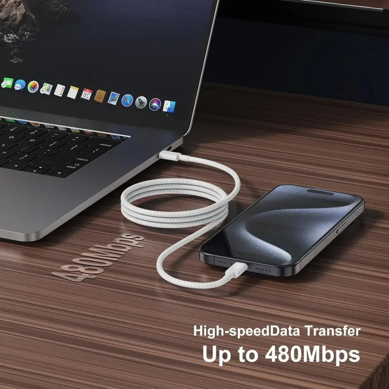 3PCS 100W USB C Cables