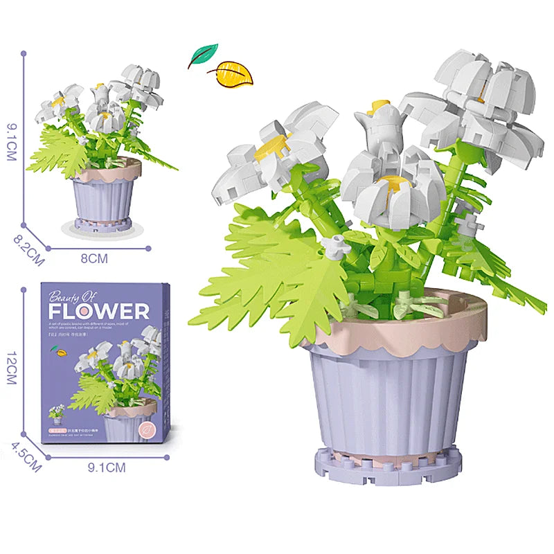 DIY Eternal Flower Building Blocks