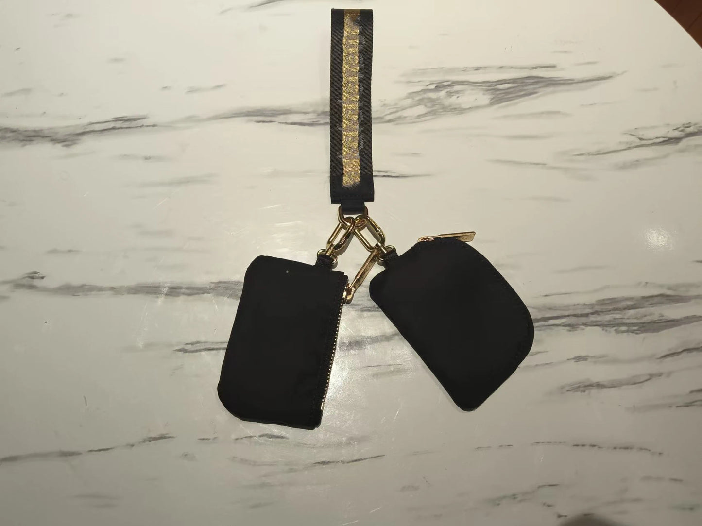 Mini Zip Keychain Wallet Wristlet