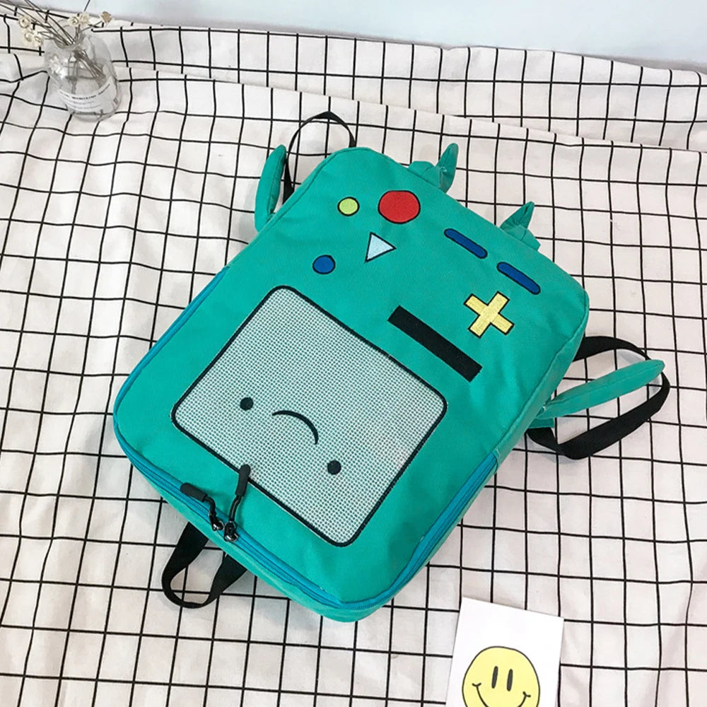 Cartoon Adventure Time Student Backpack