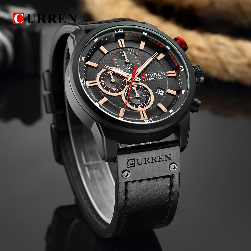 CURREN Luxury Chronograph Men’s Watch