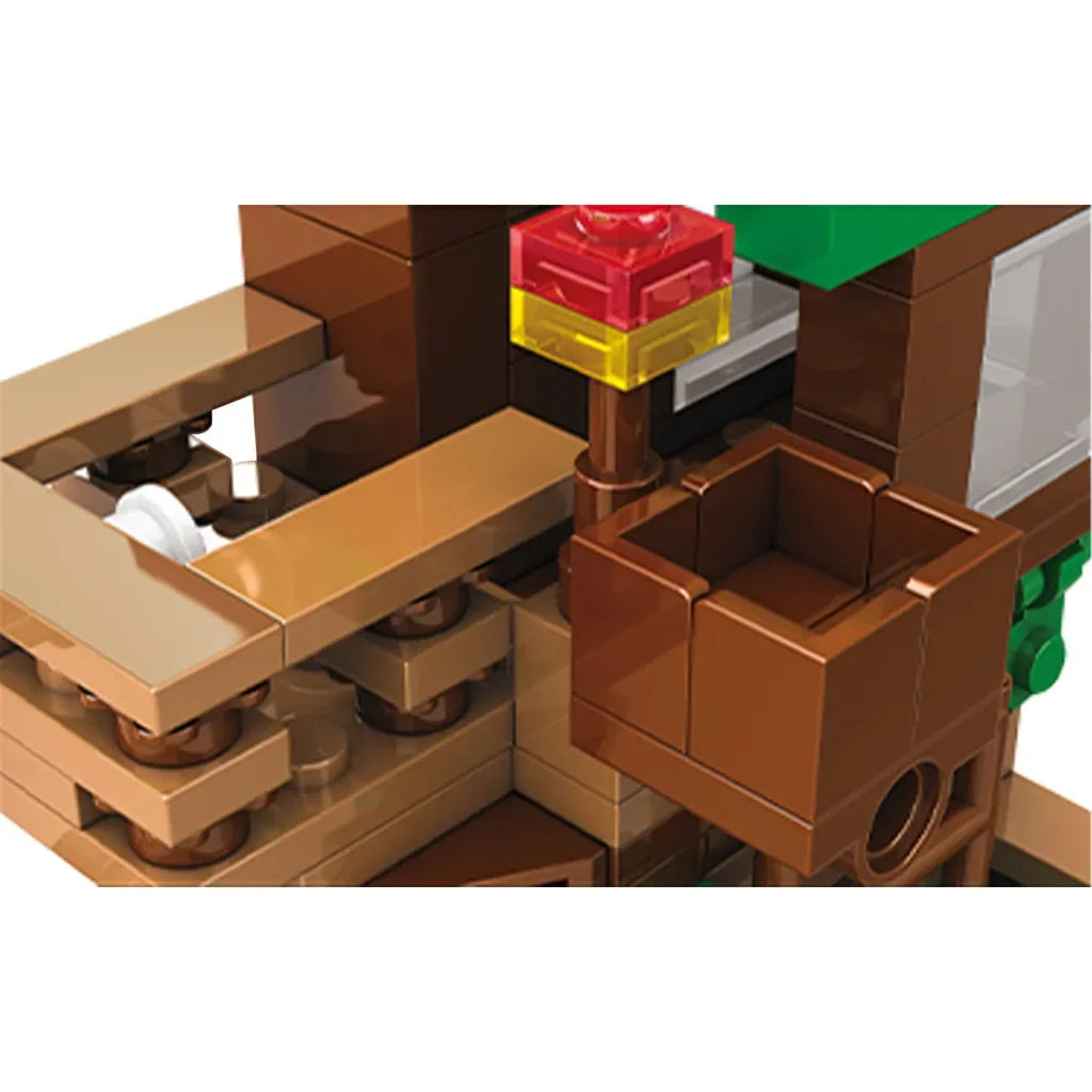 Cartoon Tree House Building Blocks