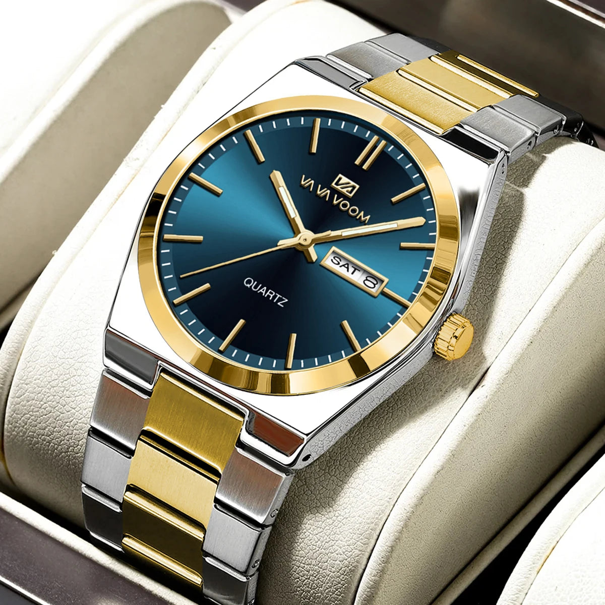 Luxury Blue Gold Men’s Watch
