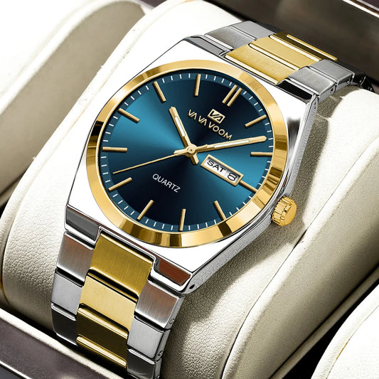 Luxury Blue Gold Men’s Watch