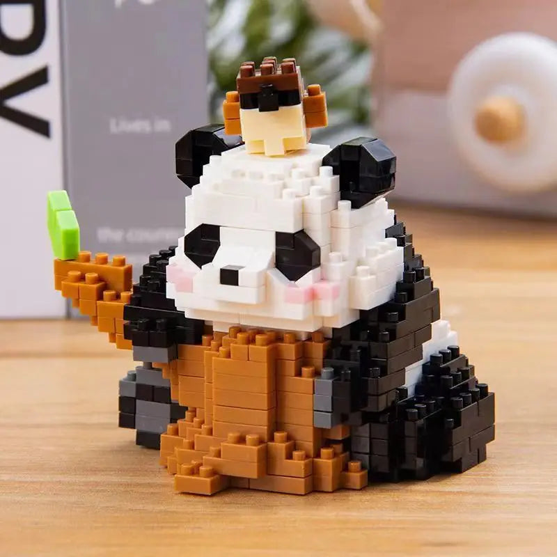 DIY Panda Mini Building Blocks