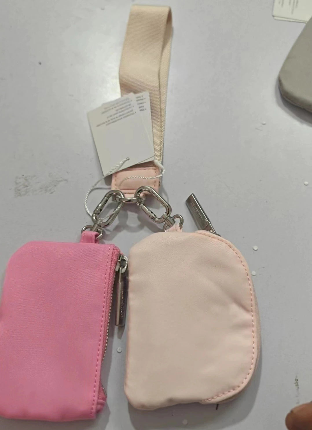 Mini Zip Keychain Wallet Wristlet