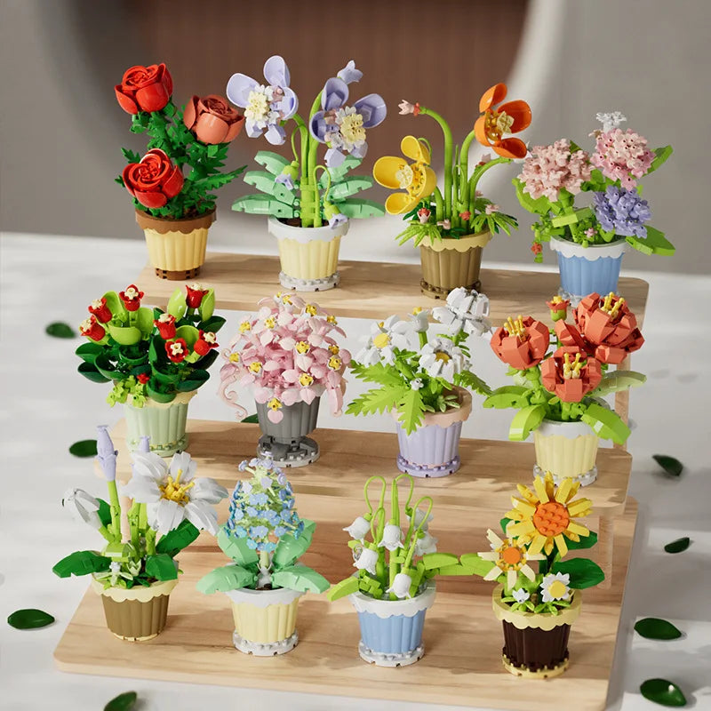 DIY Eternal Flower Building Blocks