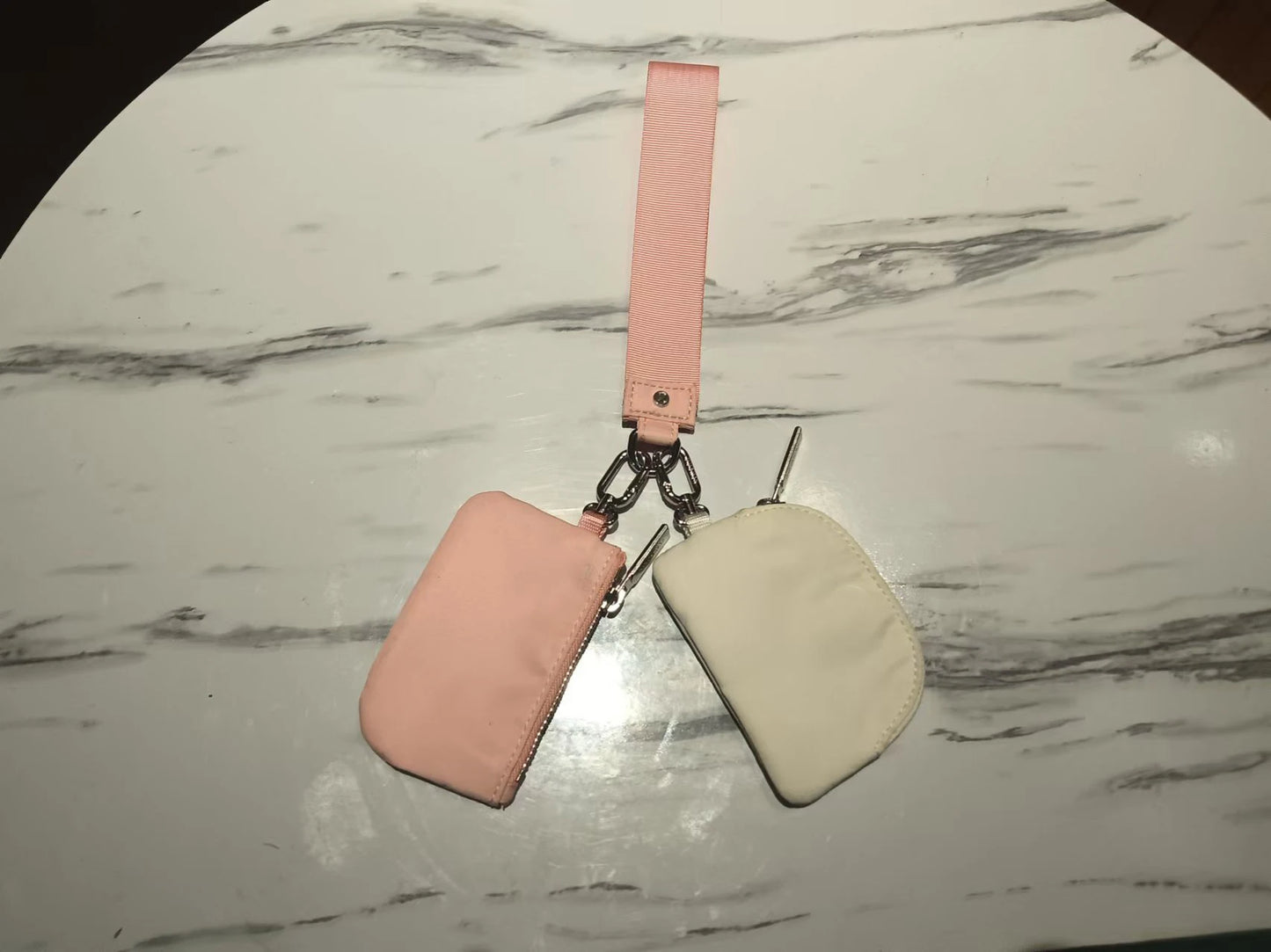 Mini Zip Keychain Wallet Wristlet