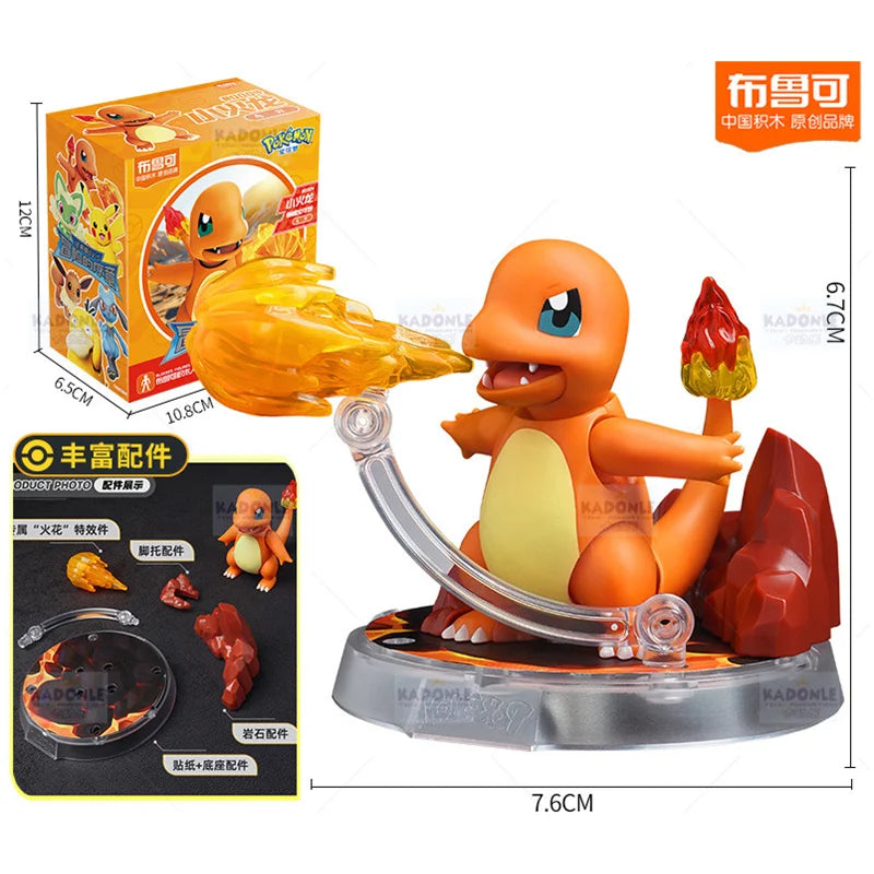 Pokemon Pikachu Charizard Greninja Blocks