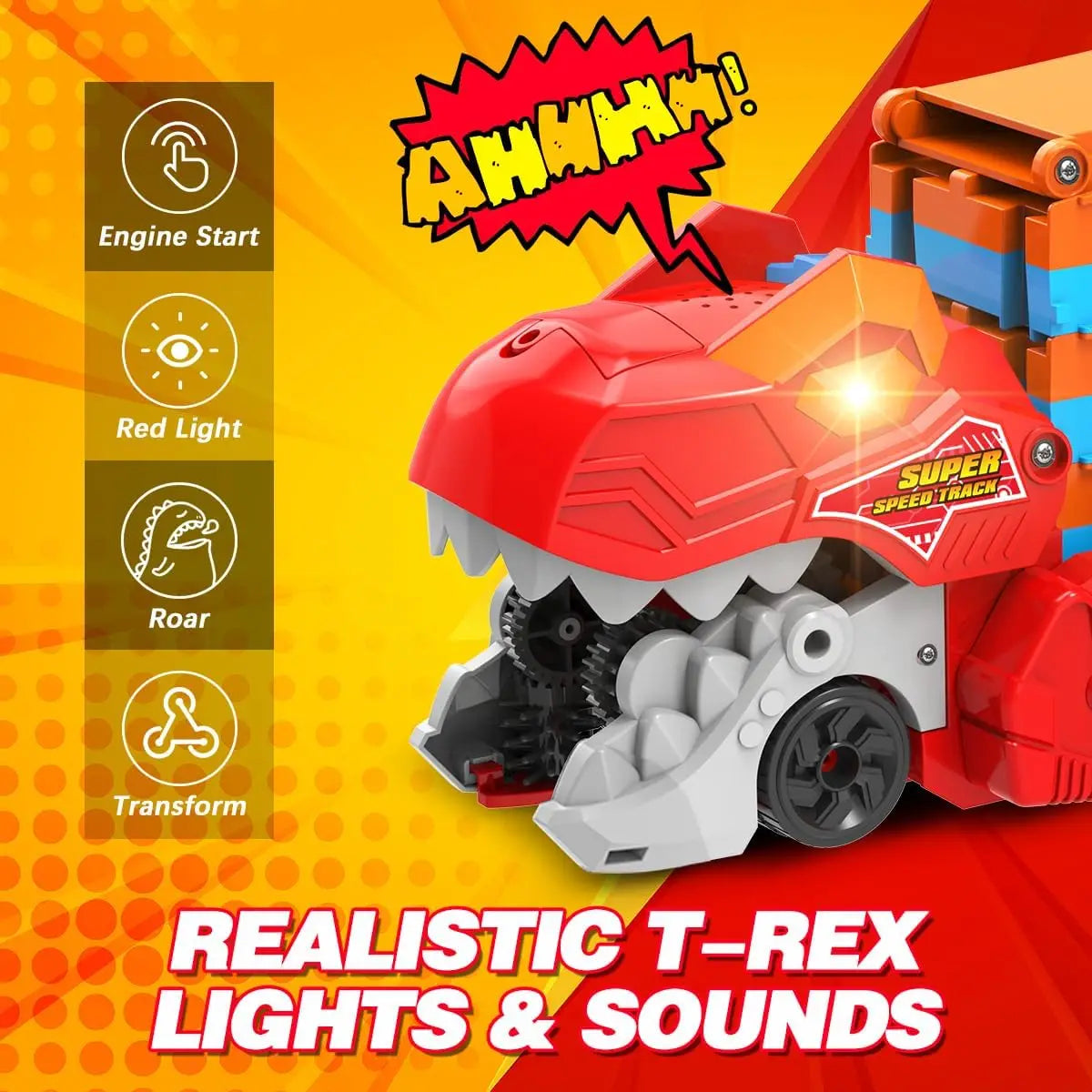 3-in-1 Dinosaur Transport Truck