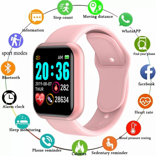 Y68 D20 Smart Fitness Watch