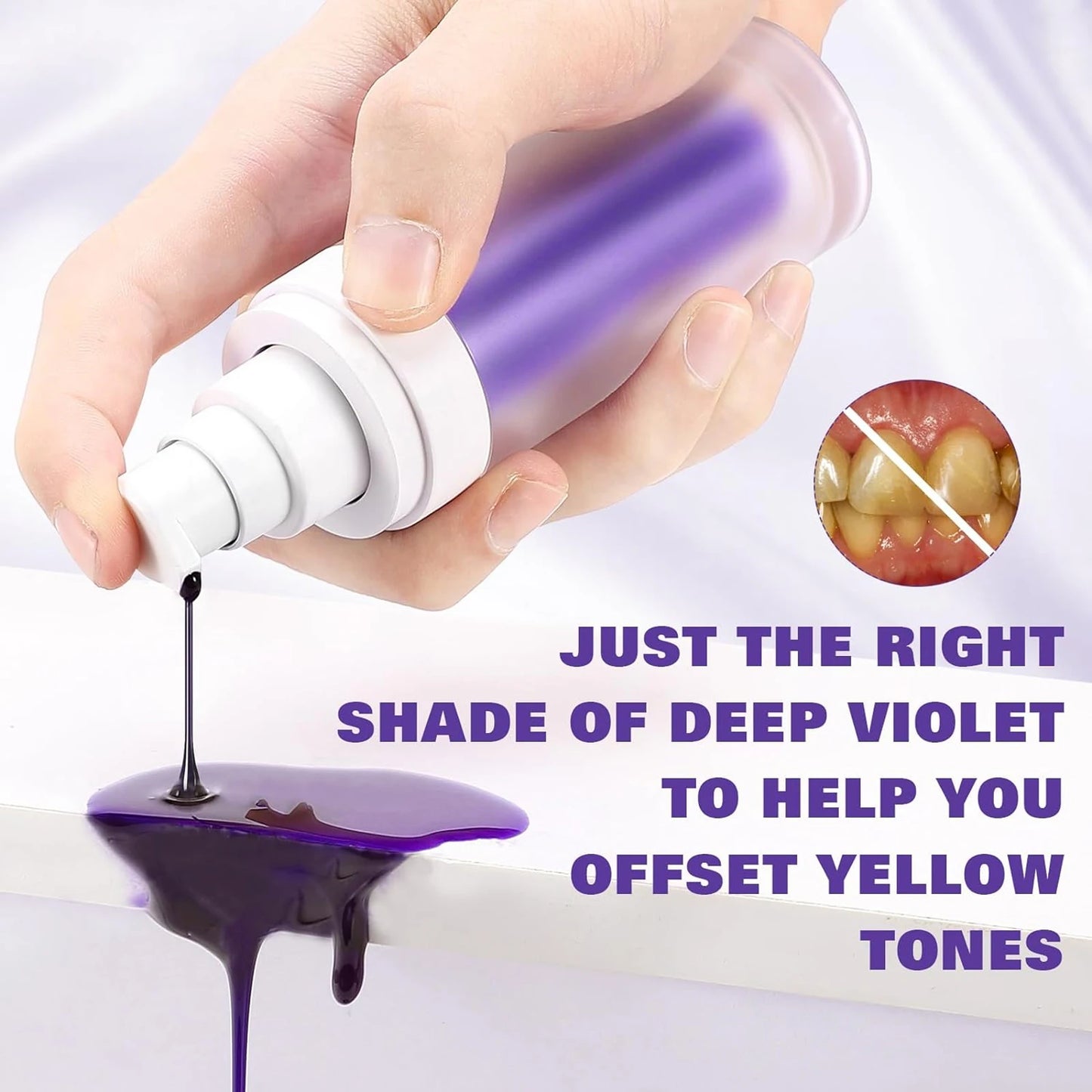 Purple Orthopedic Teeth Whitening Toothpaste
