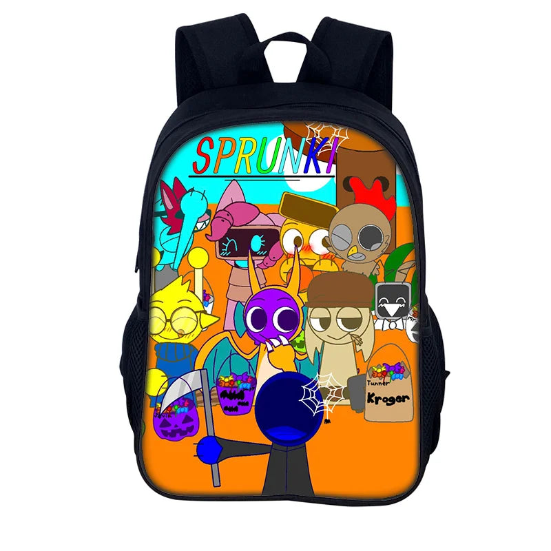 Sprunki Incredibox Student School Backpack