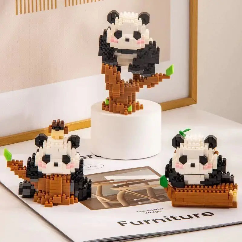 DIY Panda Mini Building Blocks