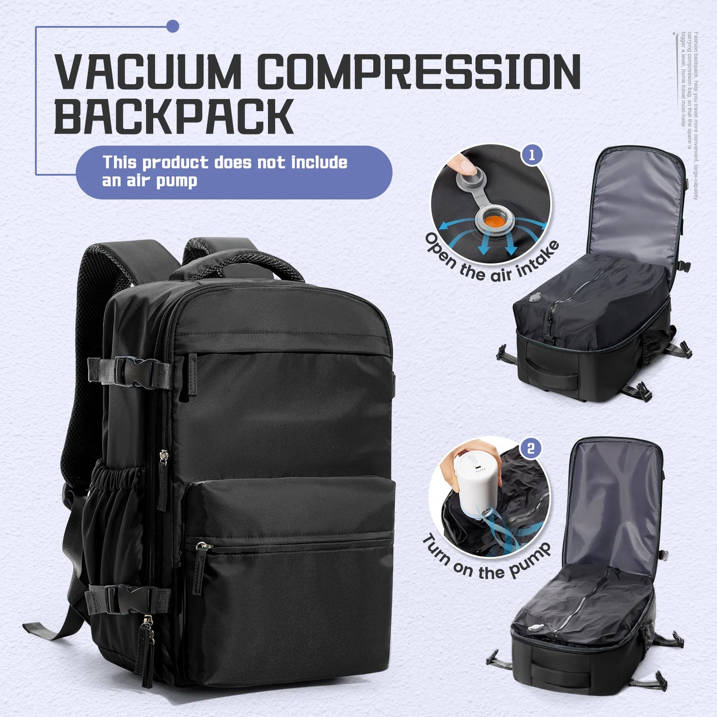 Men’s Vacuum Compression Travel Backpack
