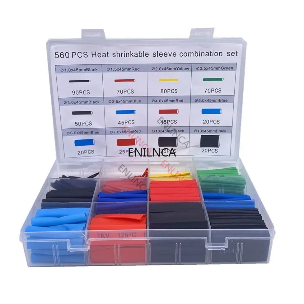 Heat Shrink Tubing Kit Set