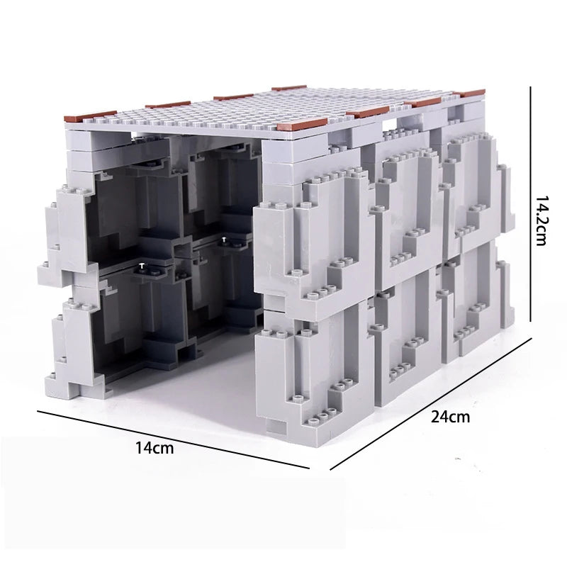 City Train Station Building Blocks