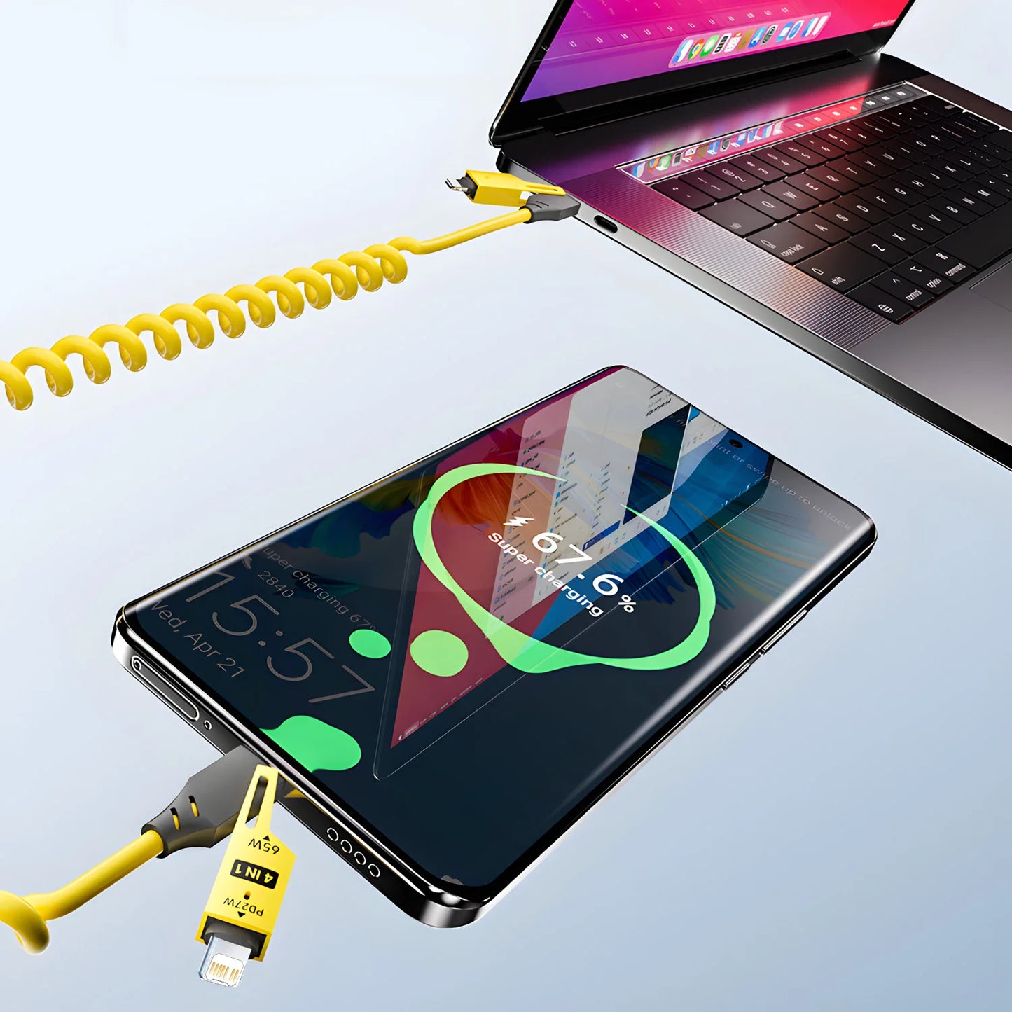 Zinc Alloy 4-in-1 USB-C Cable