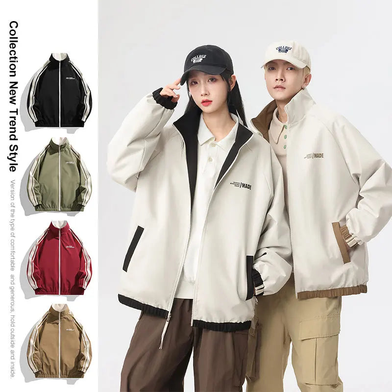 Reversible Windproof Outdoor Couple Jacket