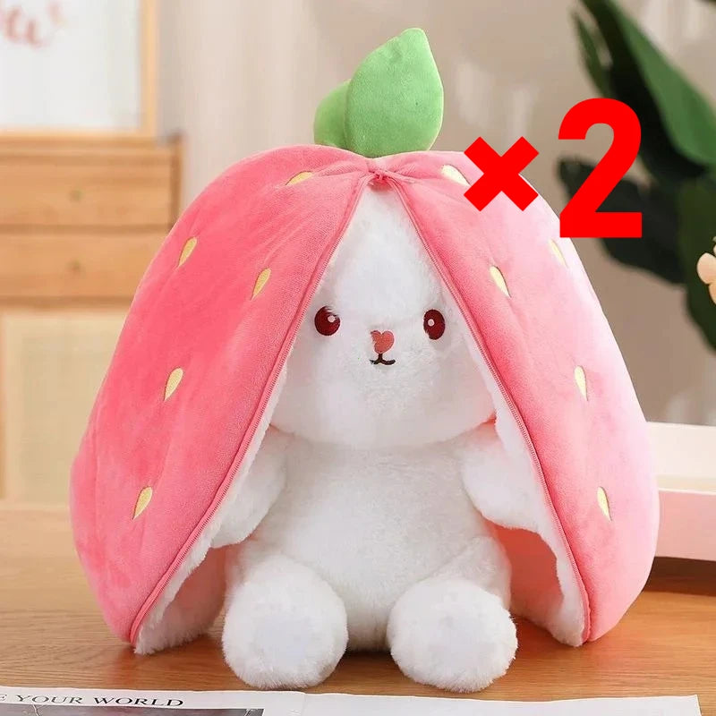 Strawberry Carrot Rabbit Plush Toy