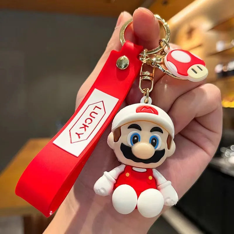 Super Mario Keychain Figure Set