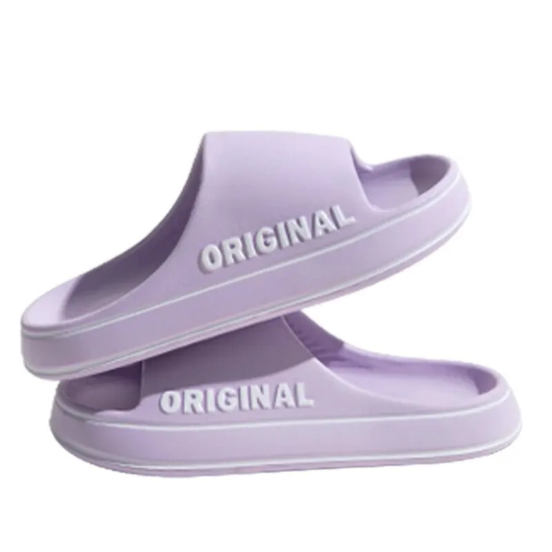 Feslishoet Women Letter Slippers