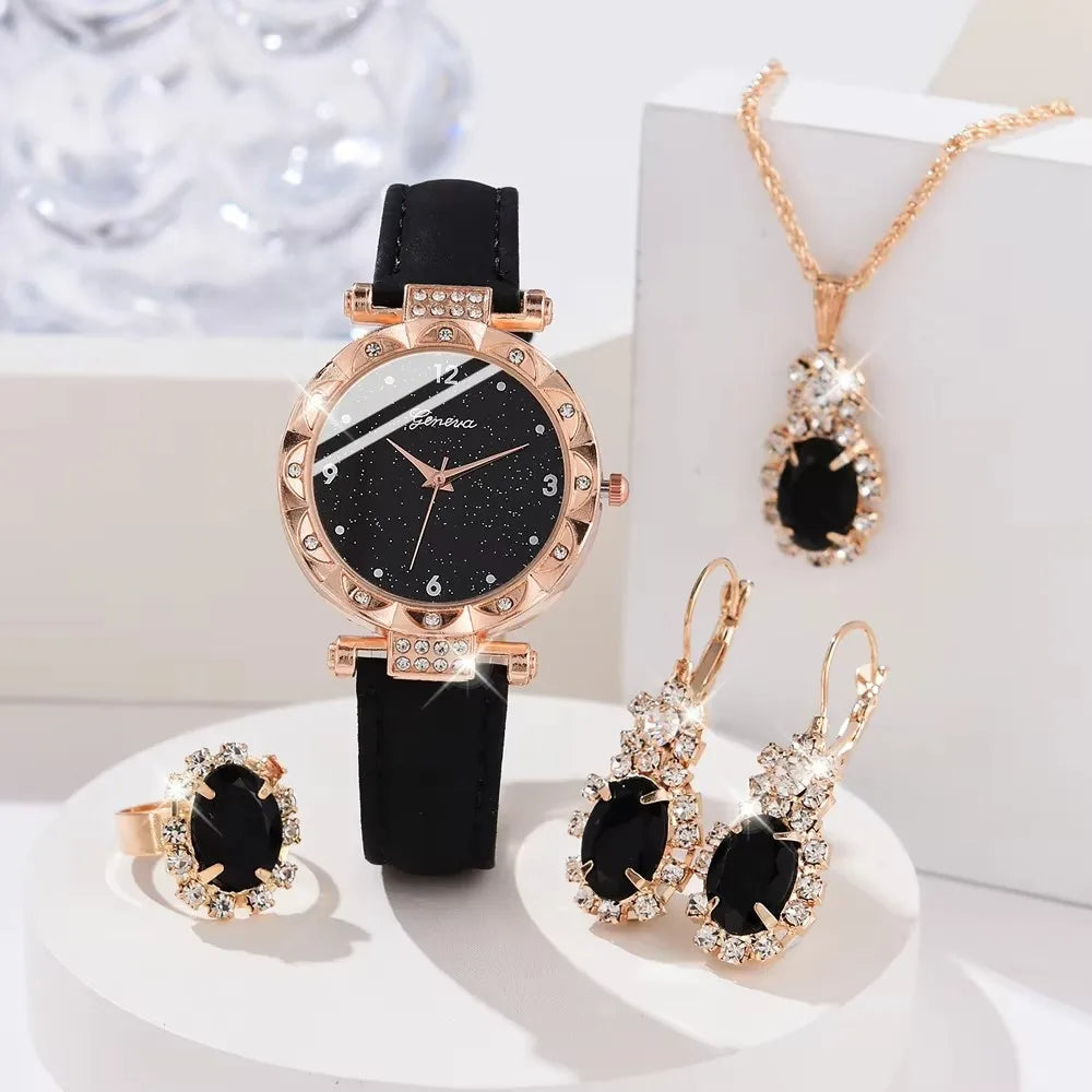Luxury Women’s Watches 5Pcs Set