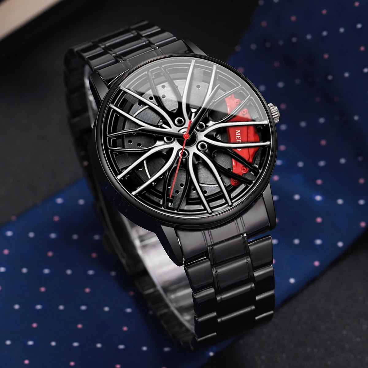 Men’s Sport Car Wheel Watch