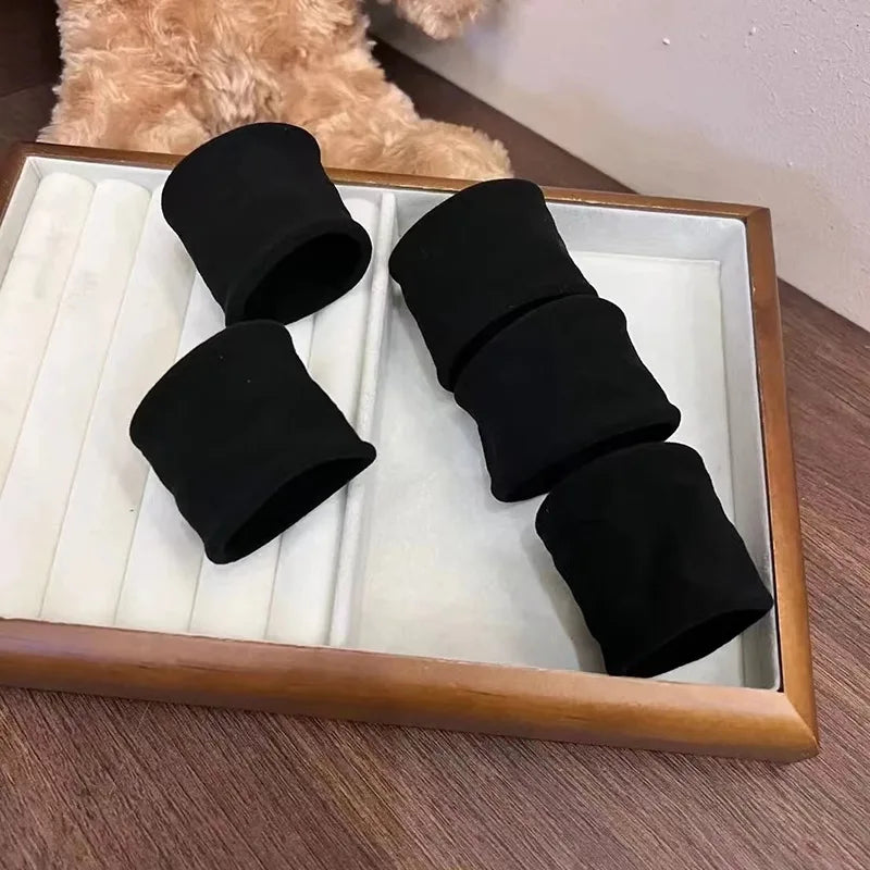 Solid Hair Tie Scrunchies Set