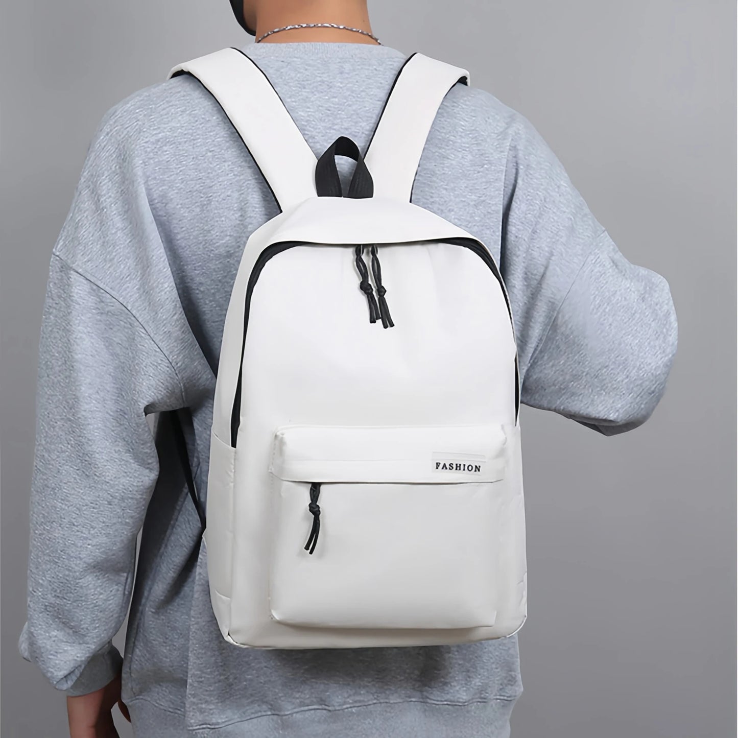 Men’s Minimalist Preppy Laptop Backpack