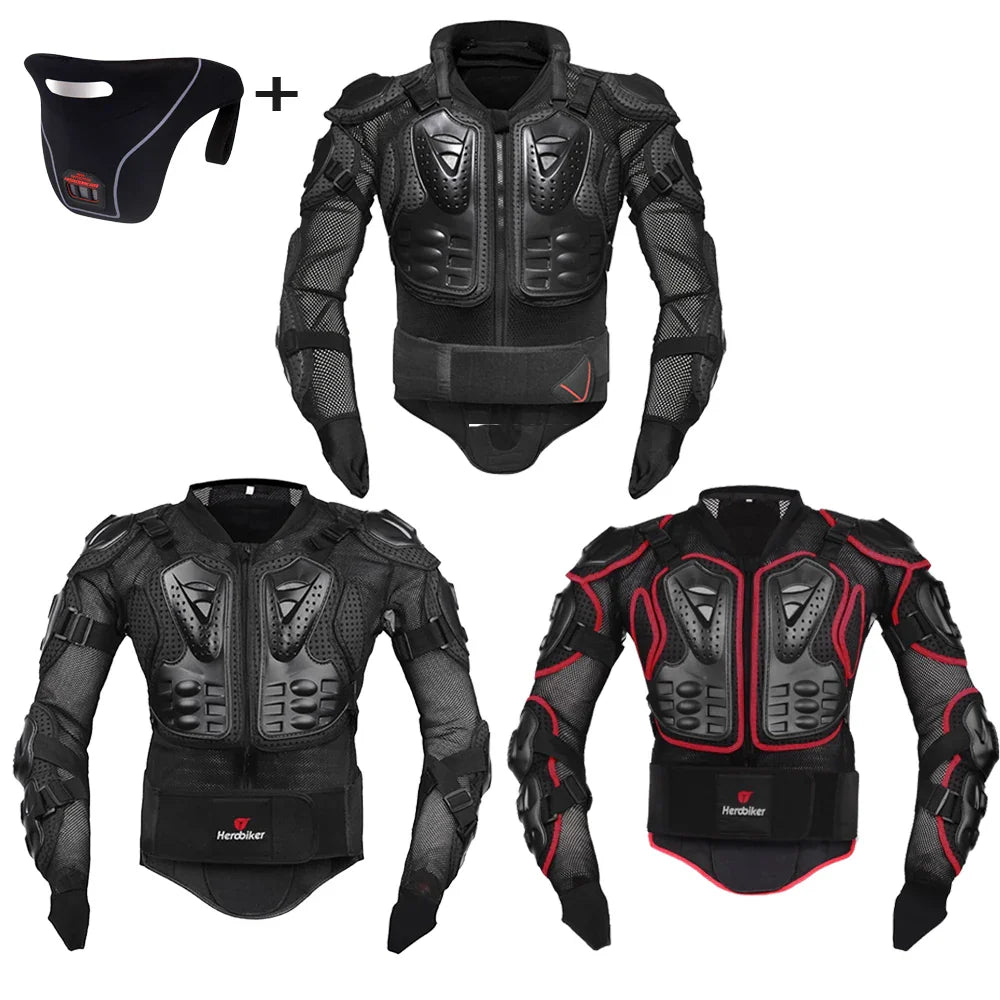 HEROBIKER Men Motorcycle Armor Jacket