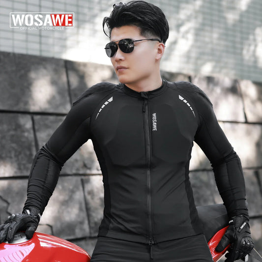 WOSAWE Motorcycle Armor Protection Jacket
