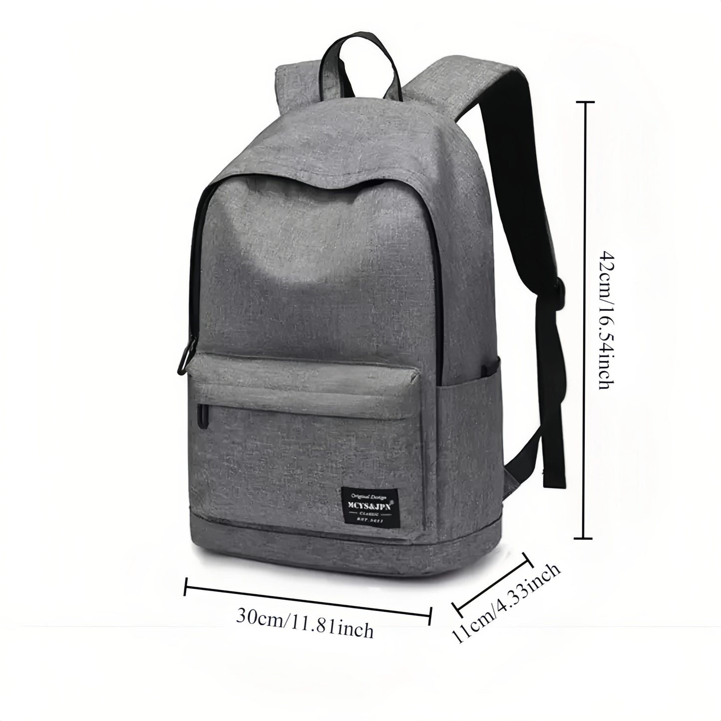 Men’s Minimalist Preppy Laptop Backpack
