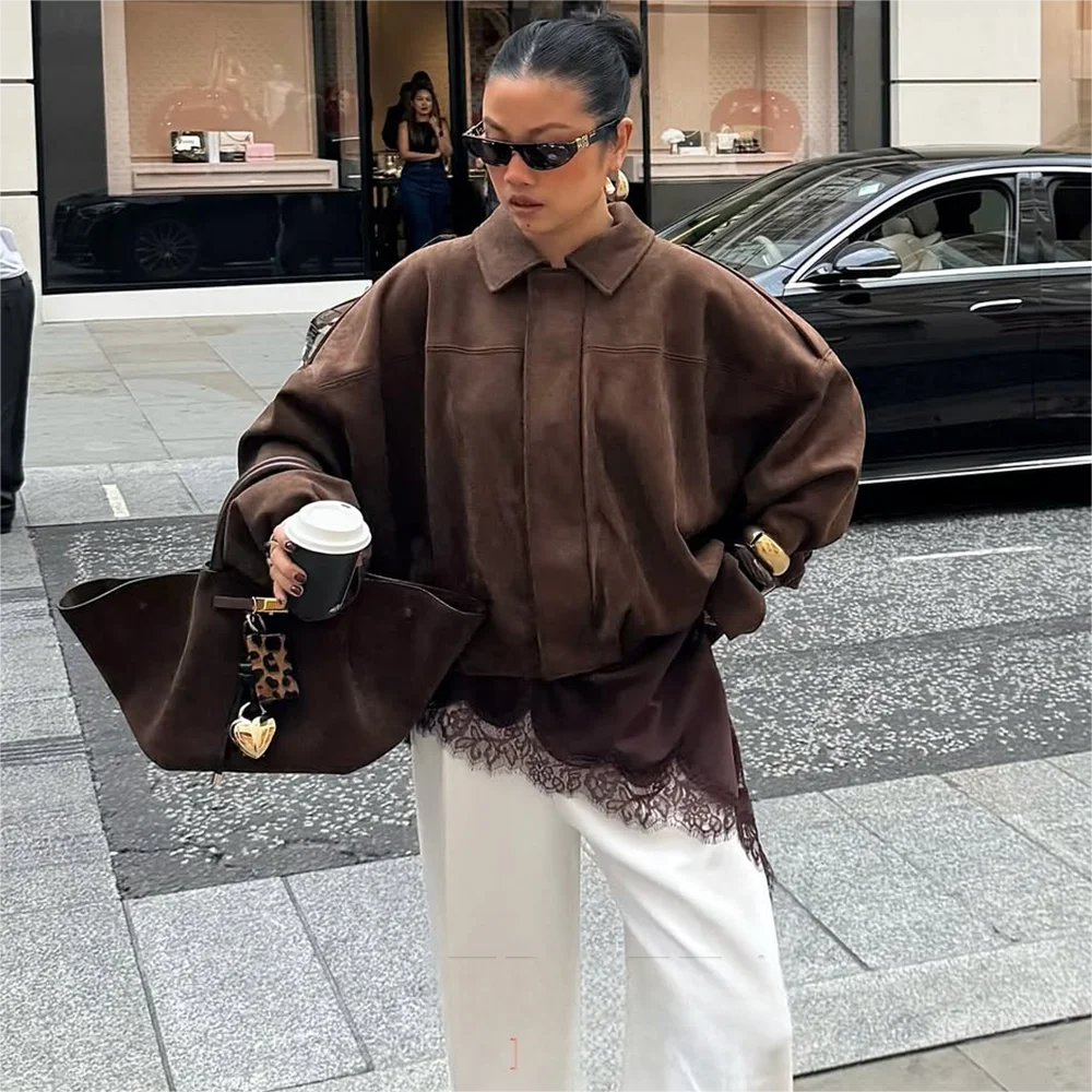 Martini Green Oversized Bomber Jacket