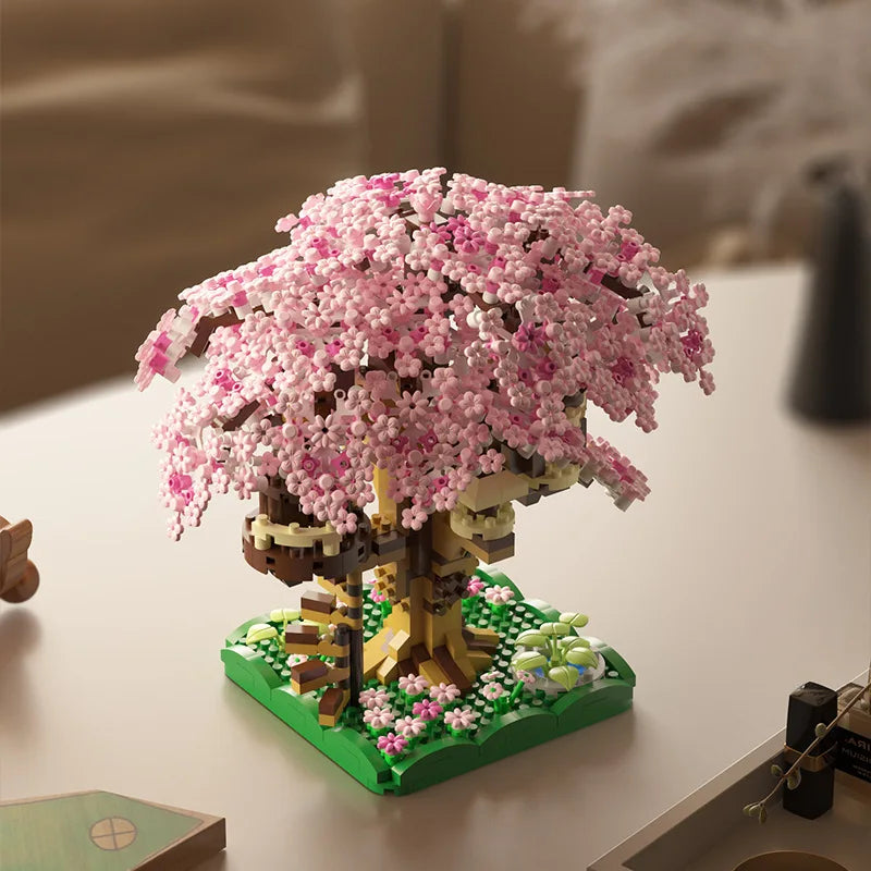 Pink Cherry Tree Building Blocks