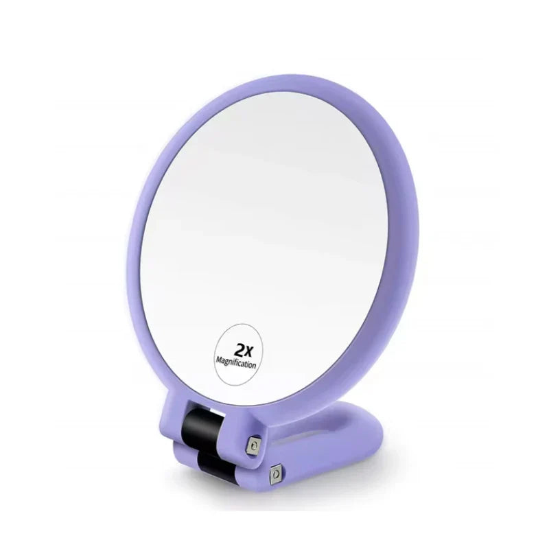 Vintage Double-Sided Magnifying Mirror