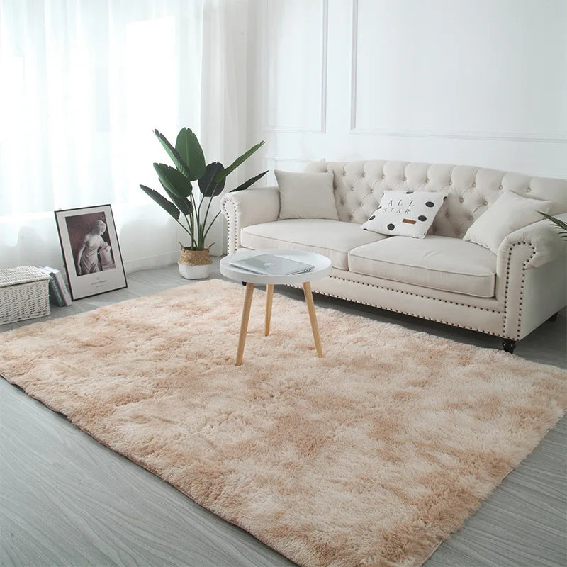 VIKAMA Tie-Dye Plush Carpet
