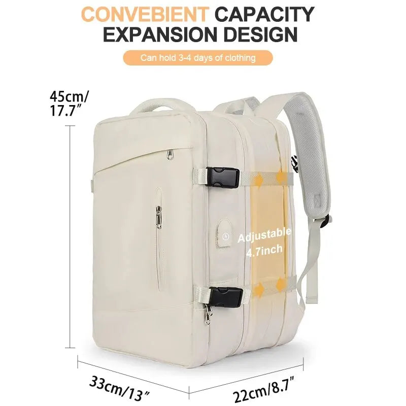 Likros Expandable Travel Laptop Backpack