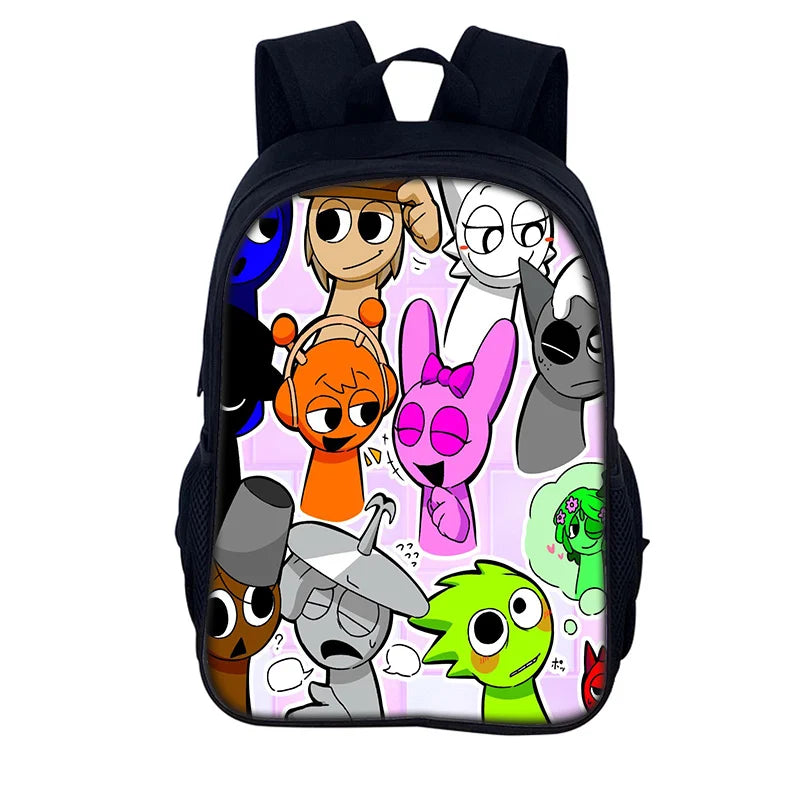 Sprunki Incredibox Student School Backpack