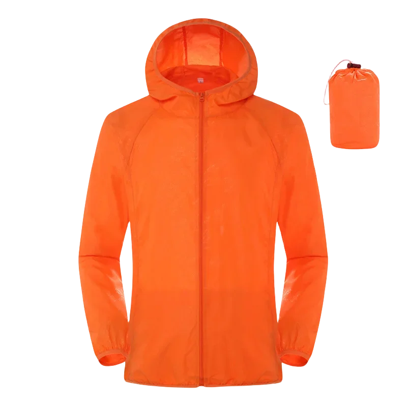 Unisex Waterproof Camping Rain Jacket