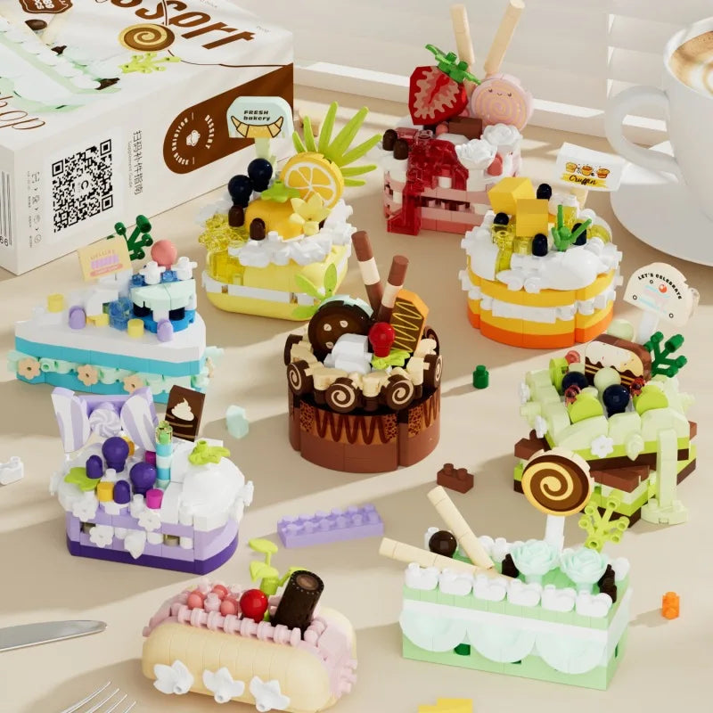 Mini Block Cake Building Toy