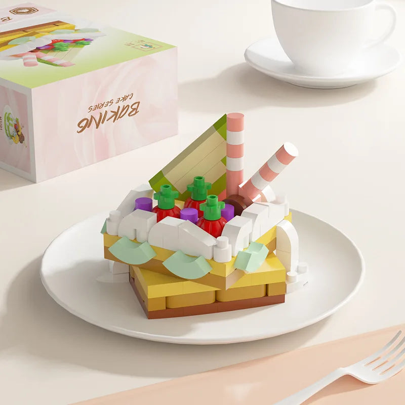 Mini Block Cake Building Toy