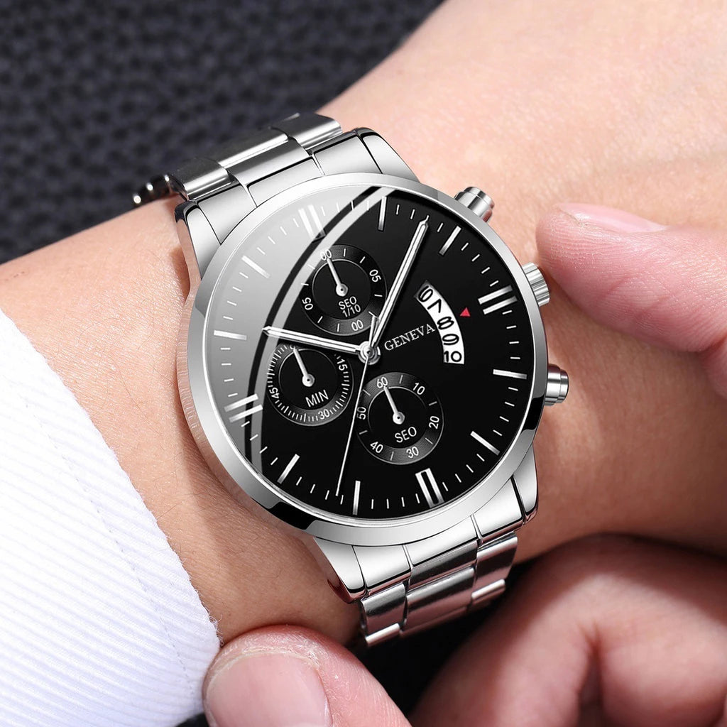 2PCS Men’s Business Watches