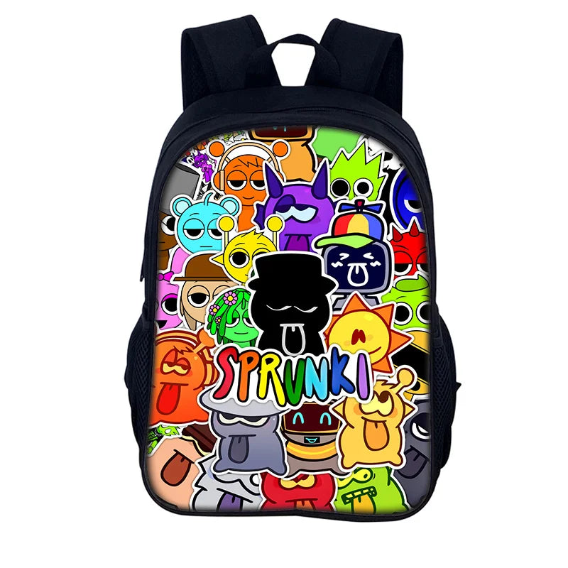 Sprunki Incredibox Student School Backpack