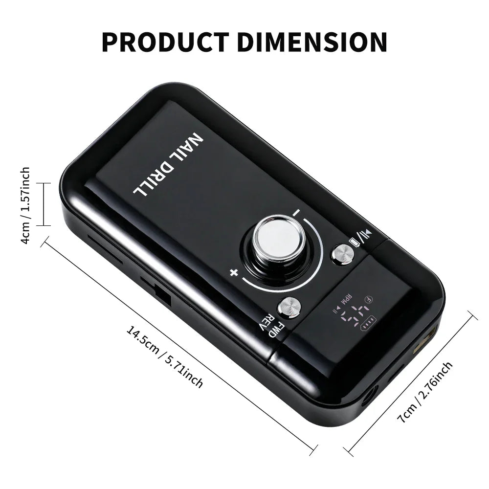 Professional 45000RPM Electric Nail Drill