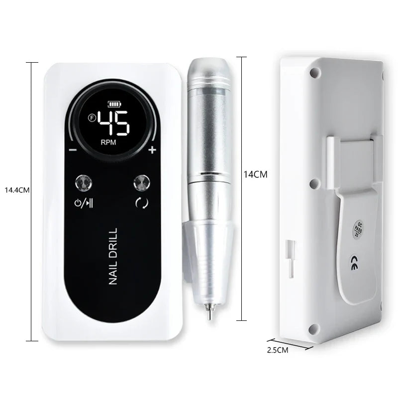Rechargeable 45000RPM Electric Nail Drill