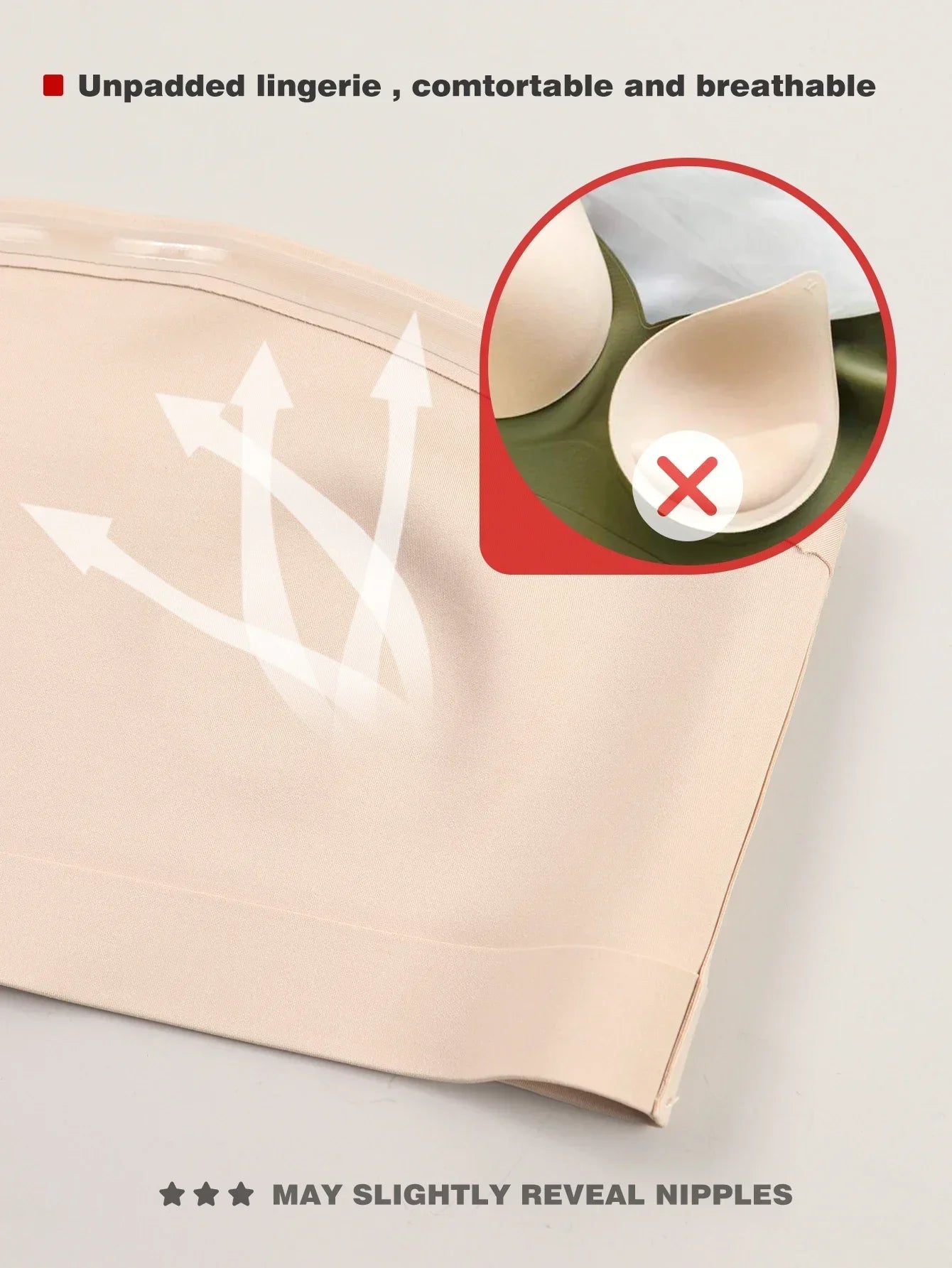 ComfyLuxe Seamless Strapless Bra
