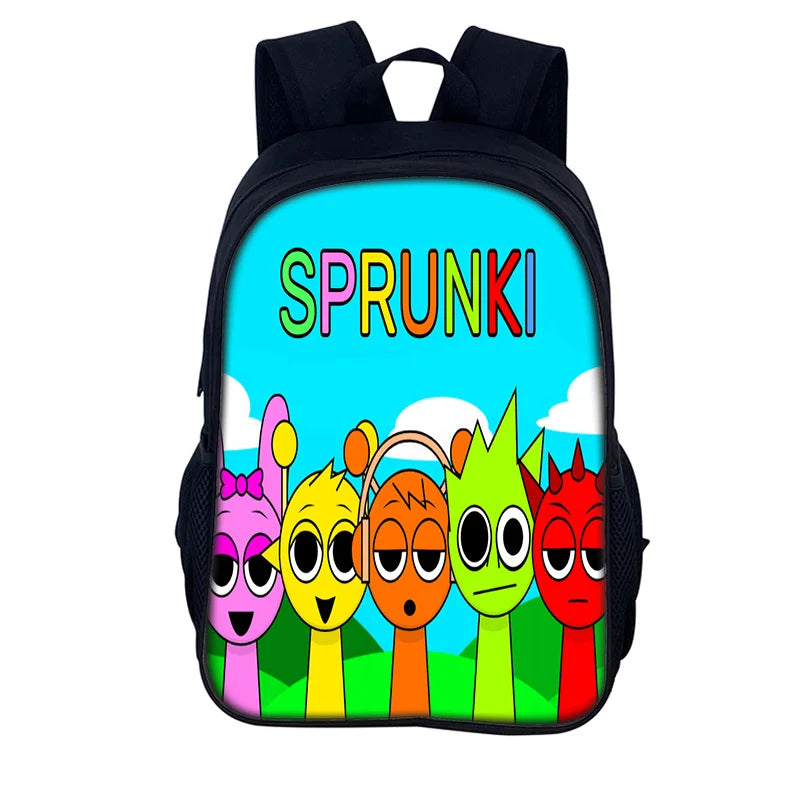 Sprunki Incredibox Student School Backpack